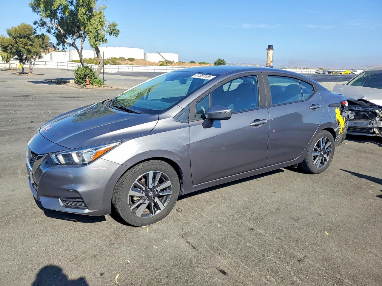 2021 Nissan Versa SV, VIN 3N1CN8EV7ML868610 — Rear end