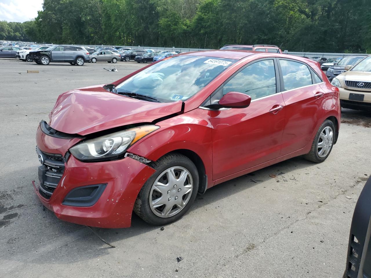 2016 Hyundai Elantra, VIN KMHD35LH4GU263713 — Front end