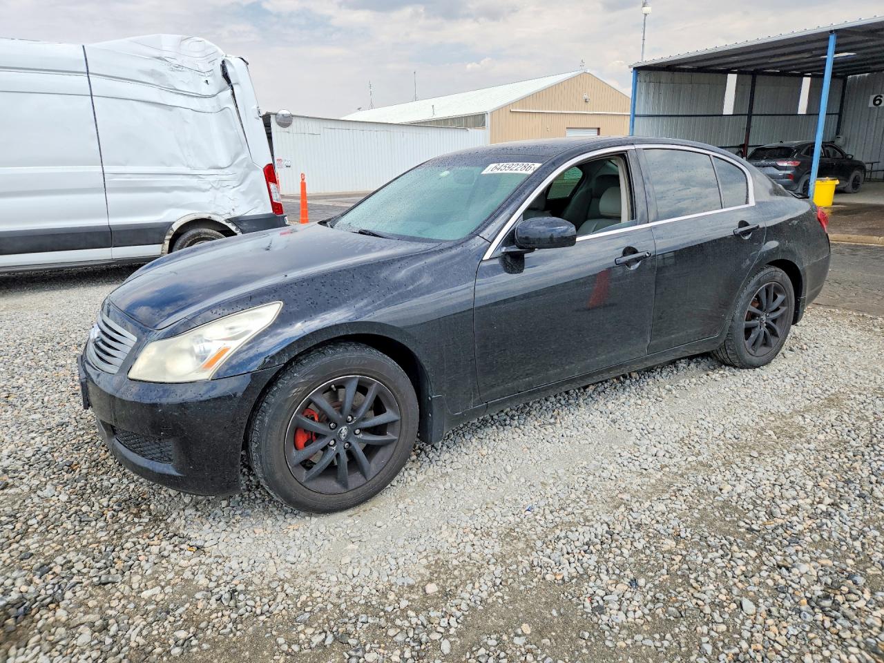 2007 Infiniti G35 G35x, VIN JNKBV61F67M810489 — Зад