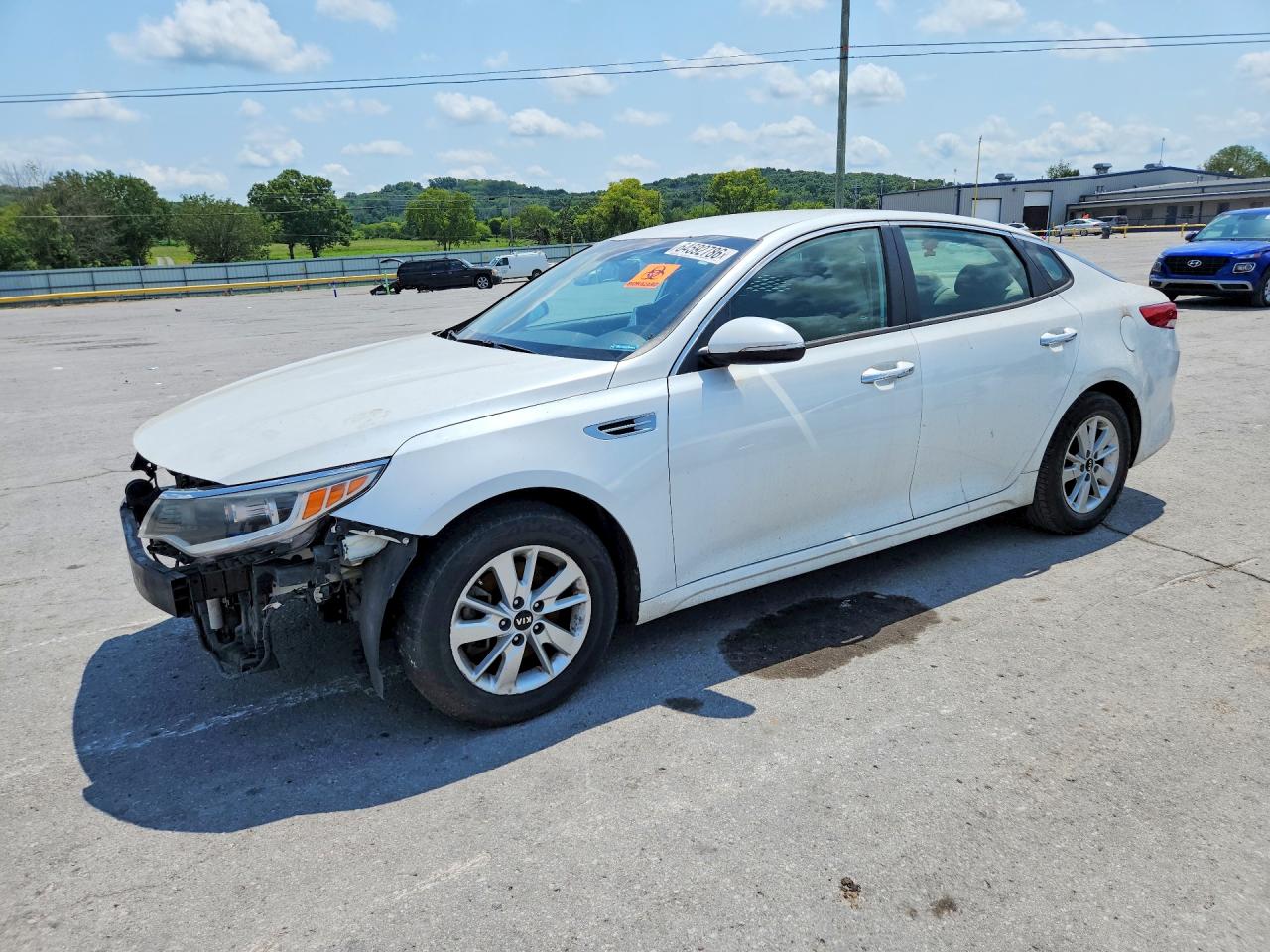 2018 Kia Optima LX, VIN KNAGT4L3XJ5206138 — Перед