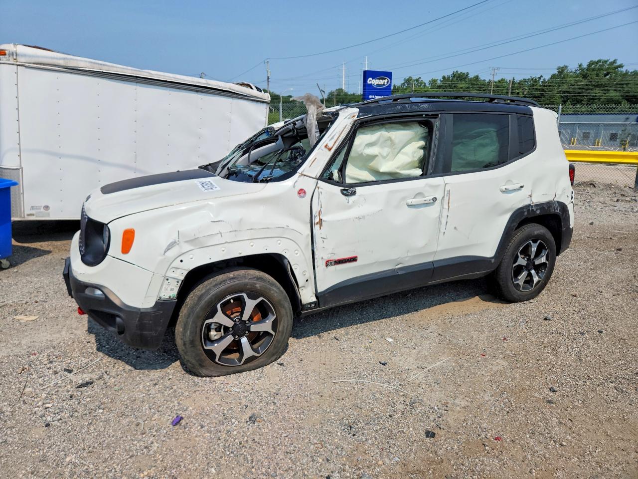 2022 Jeep Renegade Trailhawk, VIN ZACNJDC1XNPN69967 — Опрокидывание