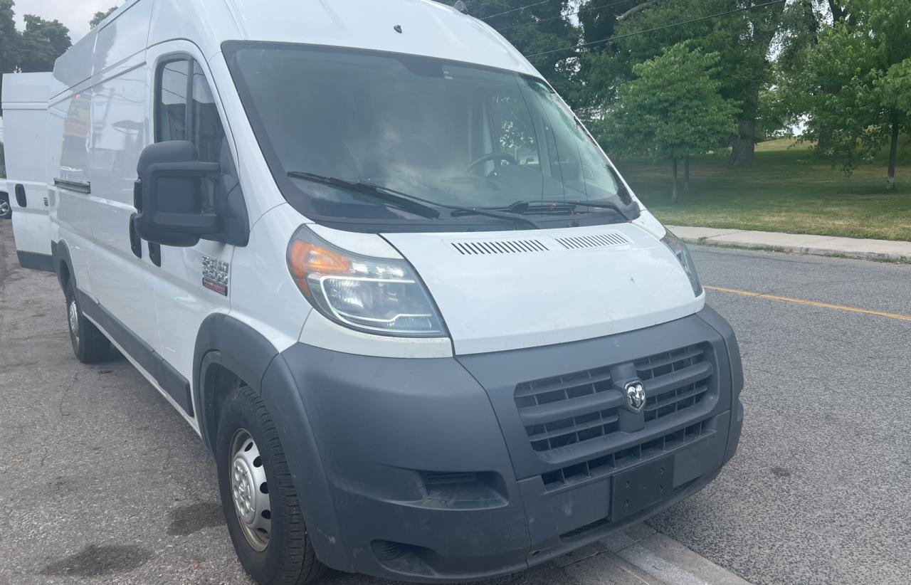 2014 Ram ProMaster Cargo, VIN 3C6TRVDG5EE125251 — Prior damage history