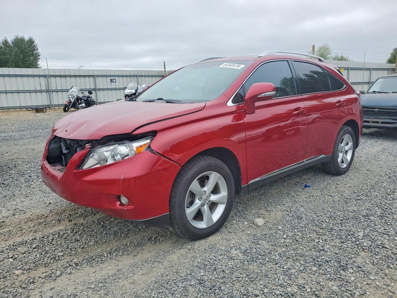 2012 Lexus RX 350, VIN 2T2ZK1BA2CC079559 — Front end