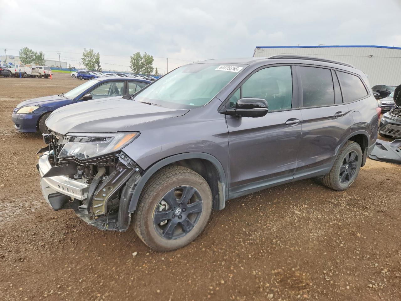 2022 Honda Pilot TrailSport, VIN 5FNYF6H86NB507881 — Rear end