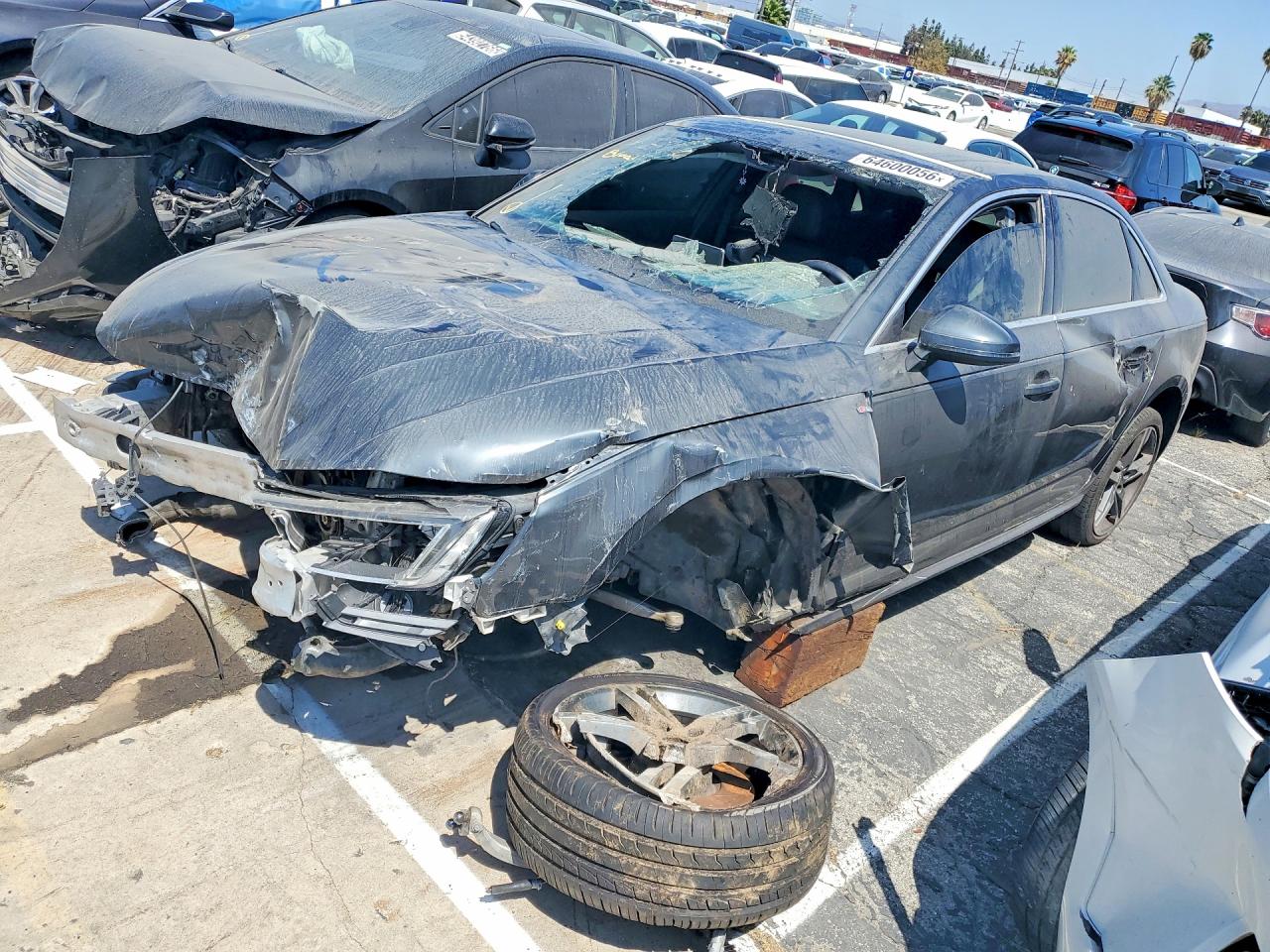 2018 Audi A4 Premium Plus, VIN WAUENAF43JN004827 — Front end