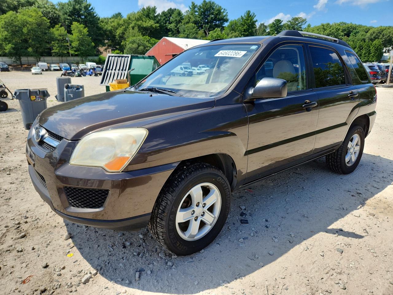 2010 Kia Sportage LX, VIN KNDKGCA38A7669074 — Minor dents and scratches