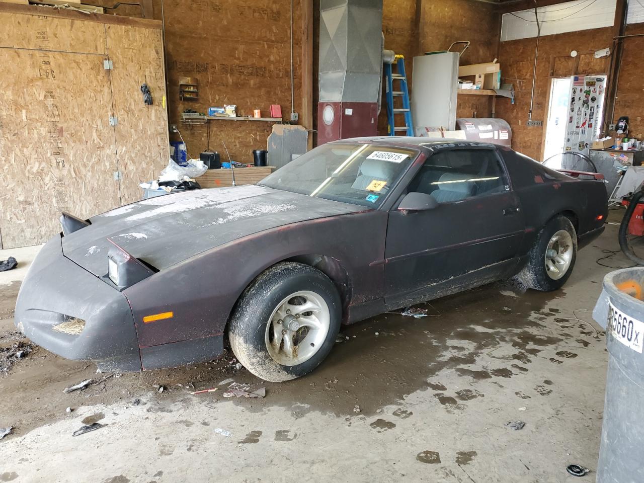 1991 Pontiac Firebird, VIN 1G2FS23E4ML233315 — Water / flood