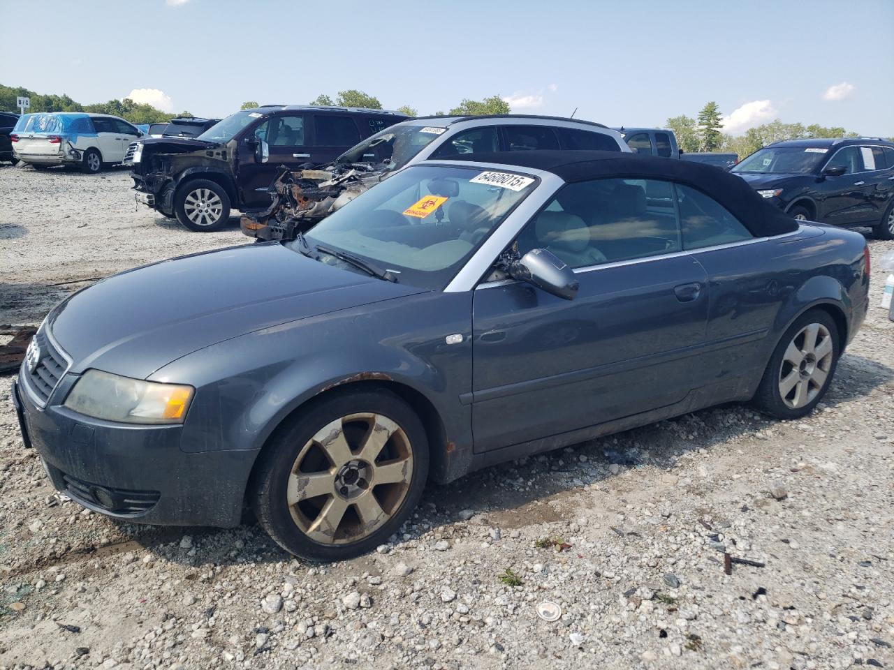 2005 Audi A4 3.0L, VIN WAUDT48H25K015442 — Engine fire