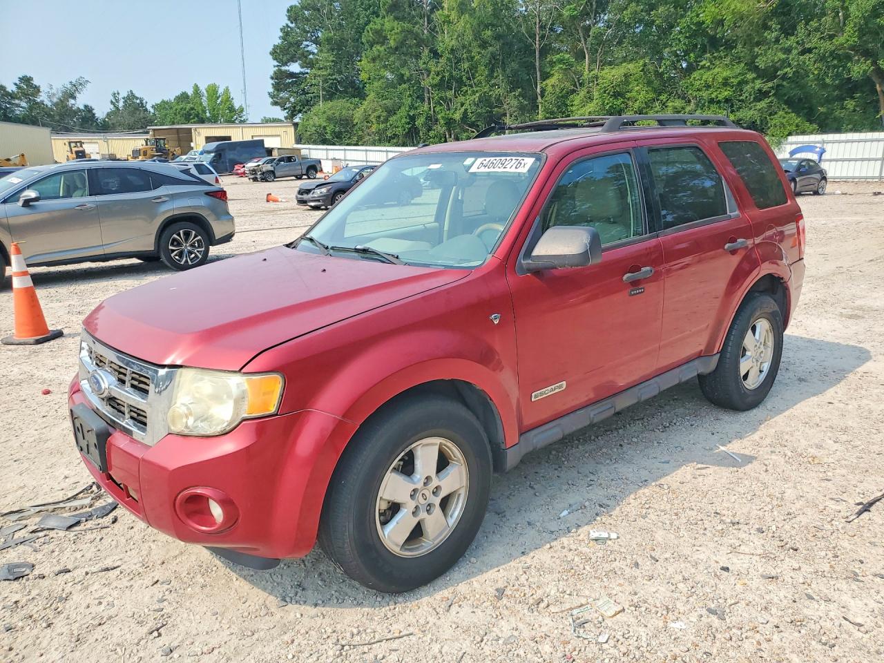 2008 Ford Escape XLT, VIN 1FMCU931X8KA76640 — Undercarriage