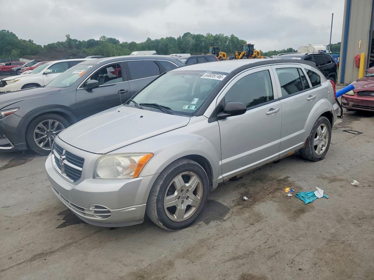 2009 Dodge Caliber SXT, VIN 1B3HB48A79D136568 — Днище