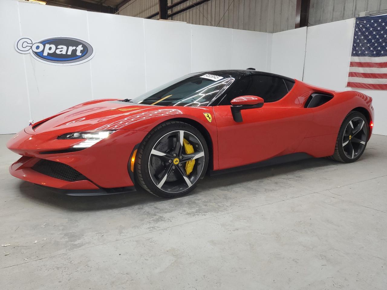 2023 Ferrari SF90, VIN ZFF95NLA3P0297982 — Vandalism