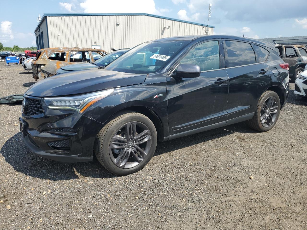 2021 Acura RDX w/A-Spec Package, VIN 5J8TC2H6XML016074 — Prior damage history