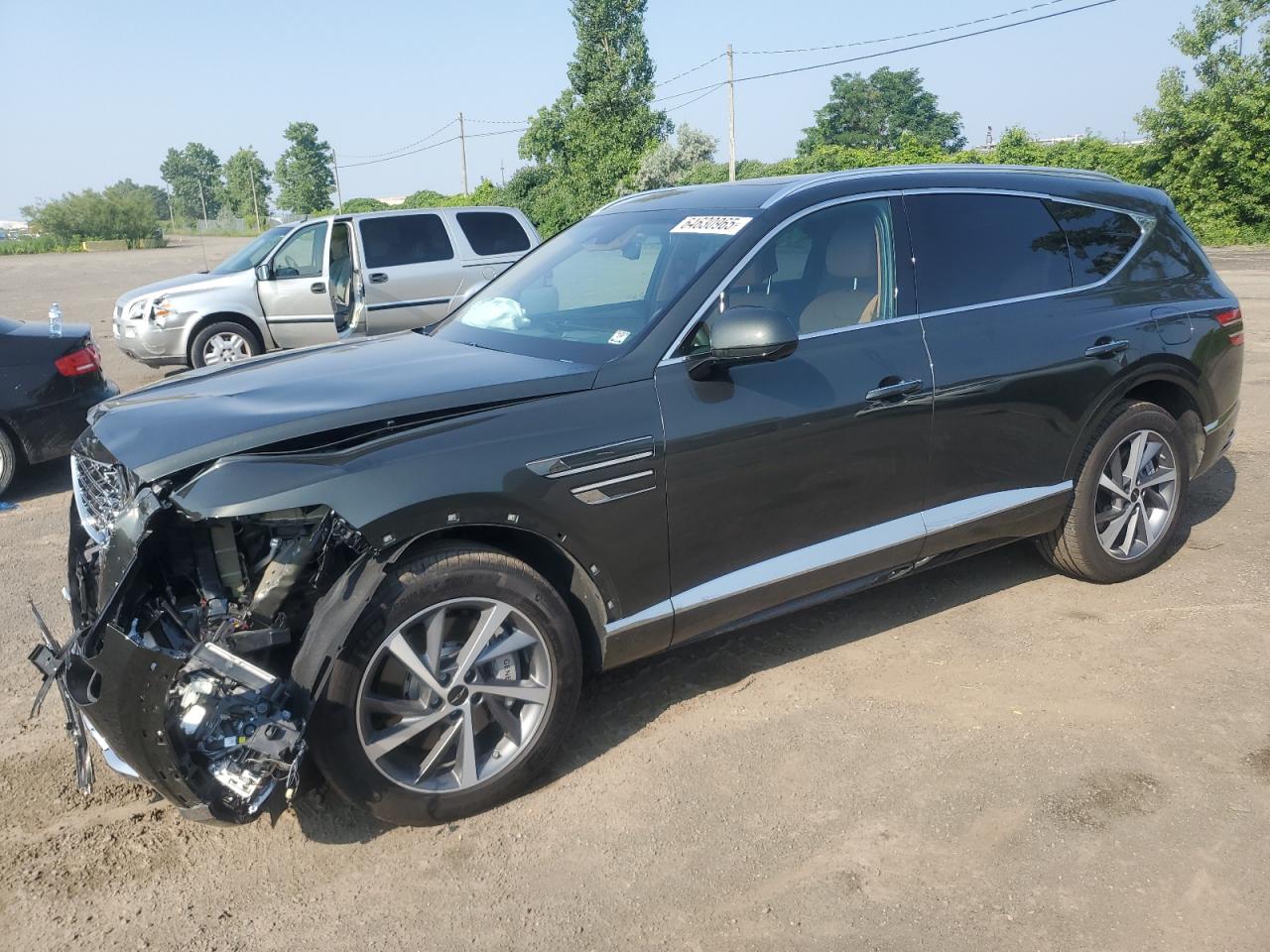 2025 Genesis GV80 Advanced, VIN KMUHBESB0SU239095 — Front end