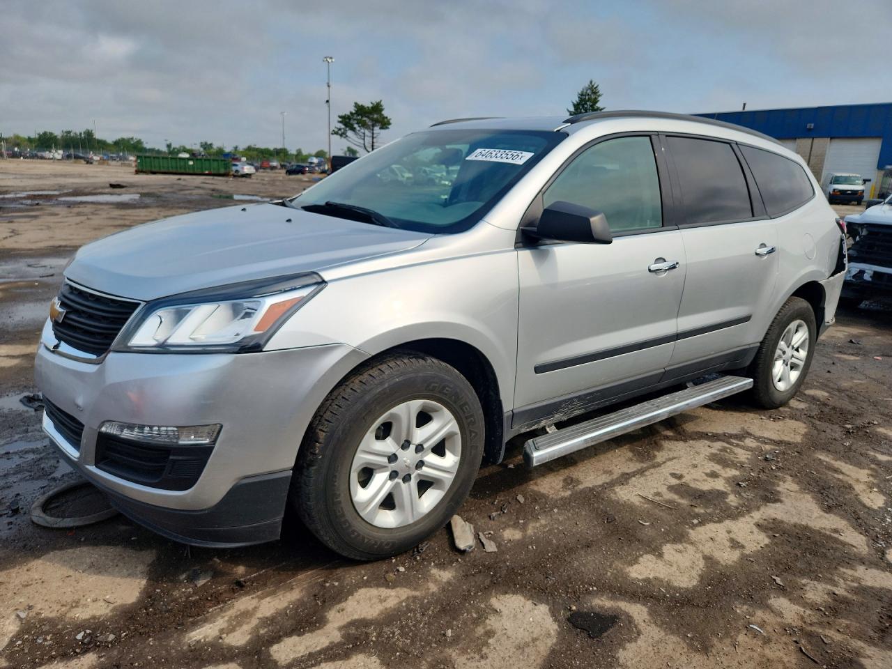 2014 Chevrolet Traverse LS, VIN 1GNKRFED2EJ248367 — Rear end