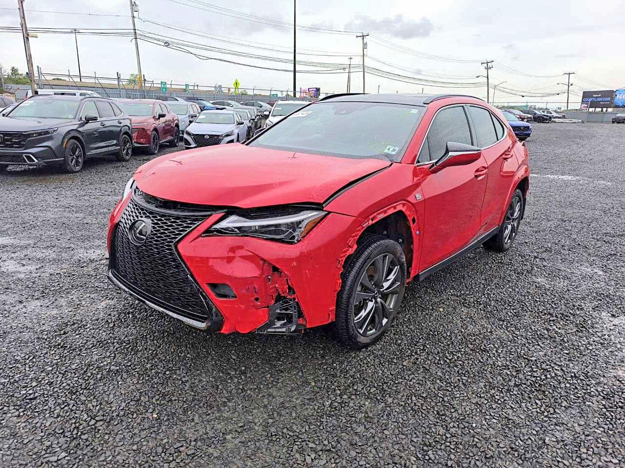 2023 Lexus UX 250h F Sport, VIN JTHB9JBH5P2067701 — Front end