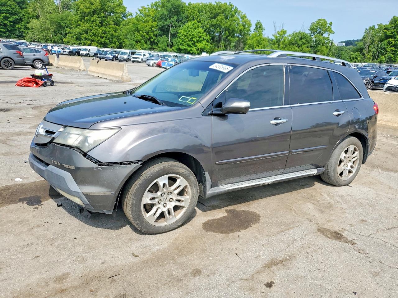 2012 Acura MDX, VIN 2HNYD2H27CH521008 — Side