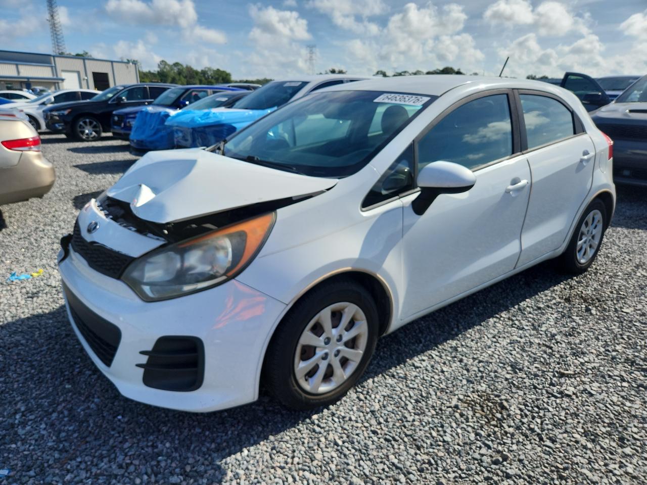 2017 Kia Rio LX, VIN KNADM5A36H6007486 — Front end