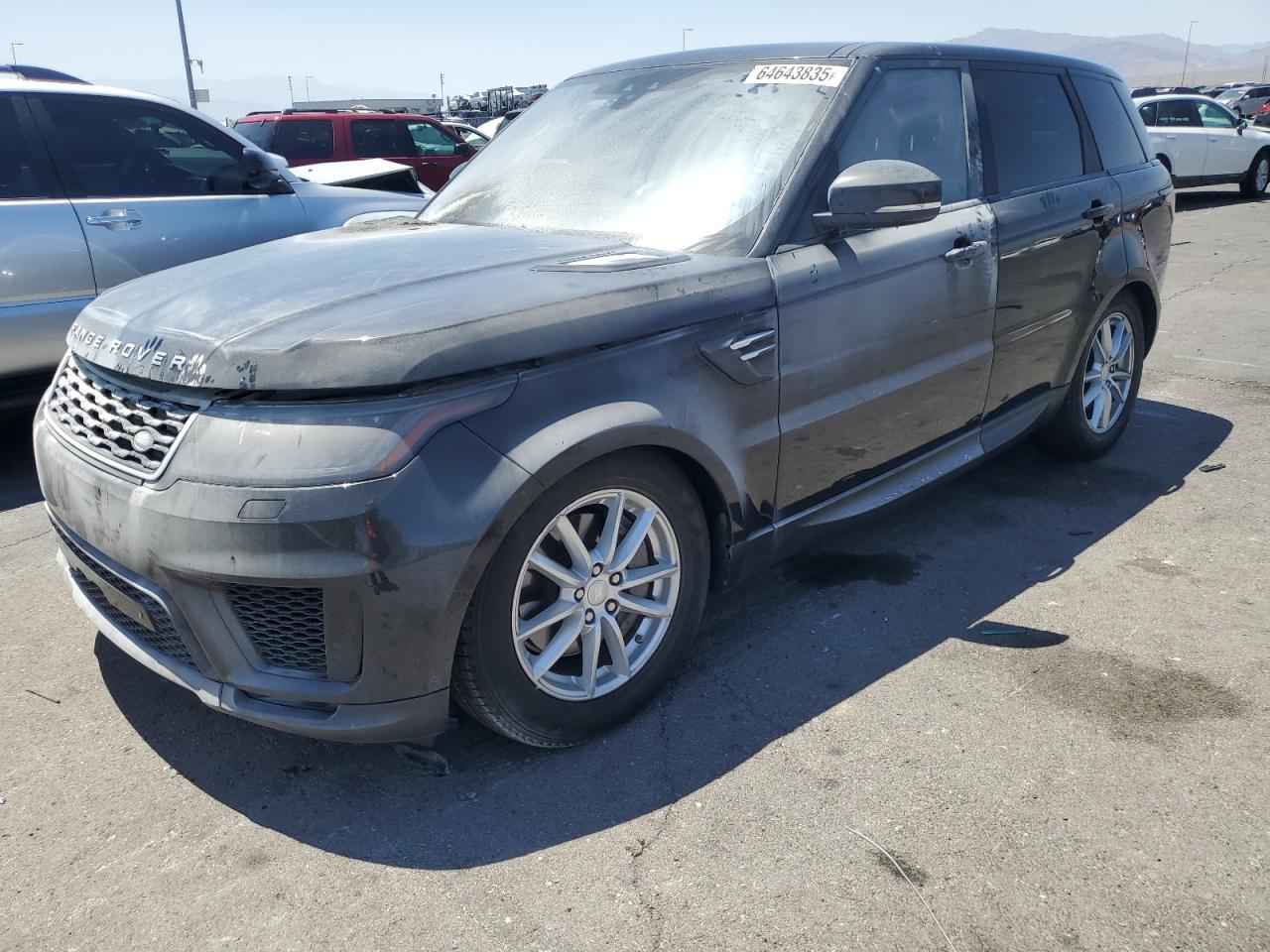 2019 Land Rover Range Rover Sport SE, VIN SALWG2RV6KA415264 — Engine fire
