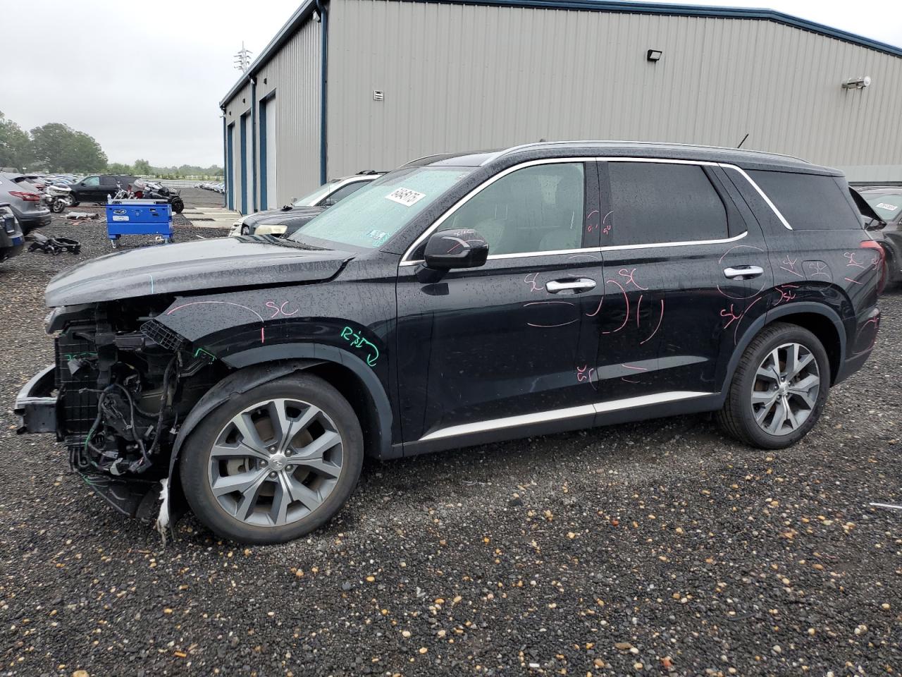 2020 Hyundai Palisade SEL, VIN KM8R44HE4LU029240 — Front end