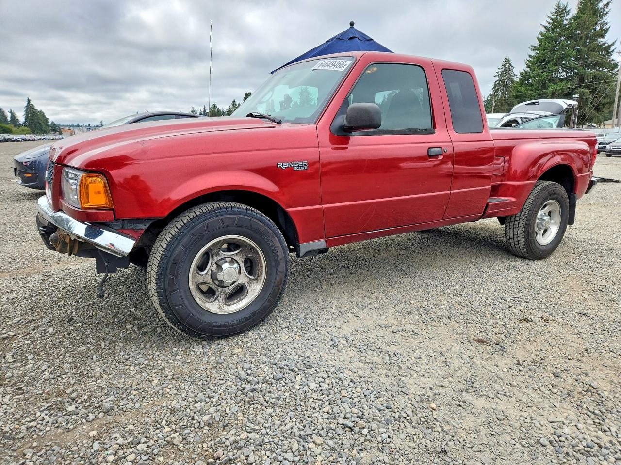 2003 Ford Ranger XL Fleet, VIN 1FTZR45E83PB45646 — Front end