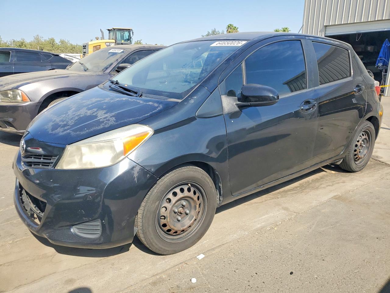 2012 Toyota Yaris LE, VIN JTDKTUD34CD520789 — Front end