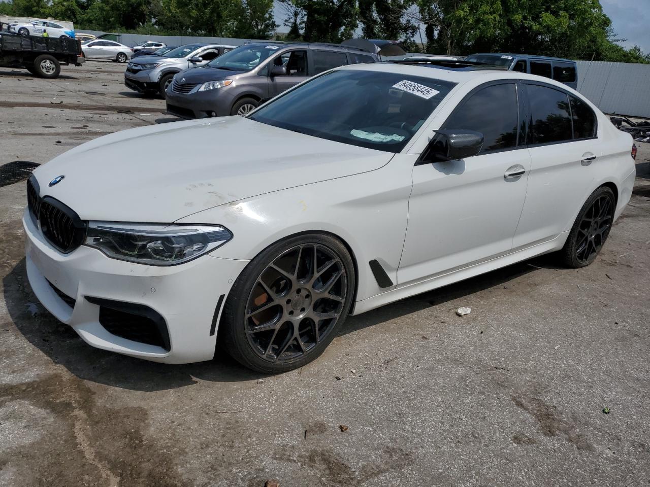 2018 BMW 5 Series M550i xDrive, VIN WBAJB9C5XJB049431 — Auction photo