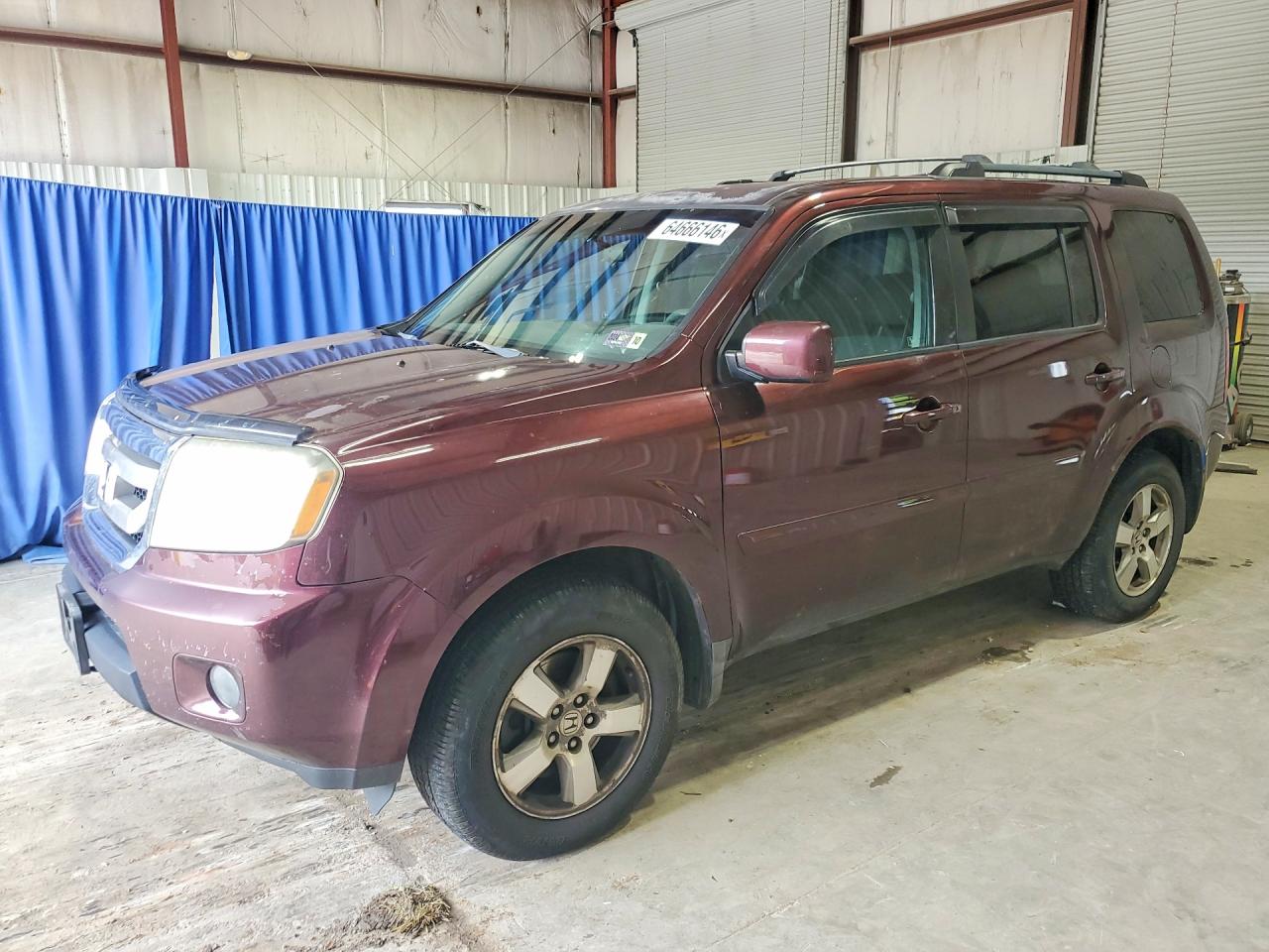 2010 Honda Pilot EX, VIN 5FNYF4H44AB028015 — Перед