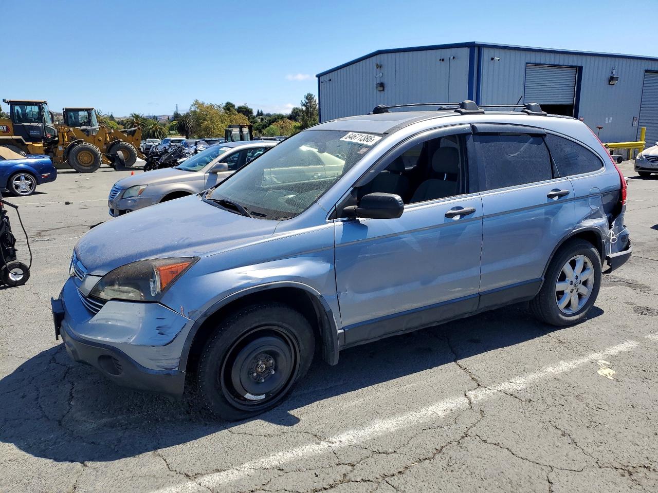 2007 Honda CR-V EX, VIN JHLRE48517C086561 — Зад