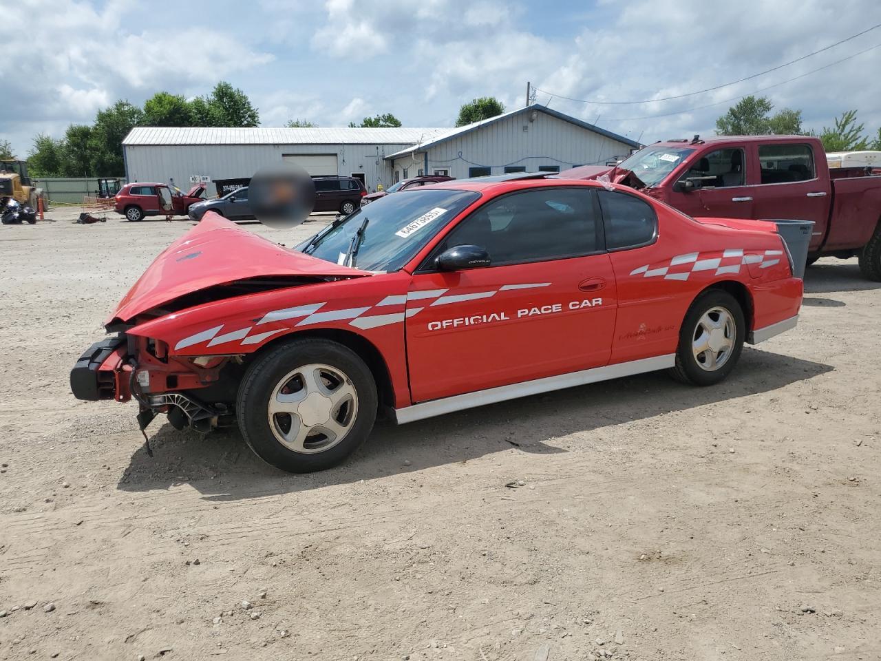 2000 Chevrolet Monte Carlo SS, VIN 2G1WX12K5Y9344072 — Front end