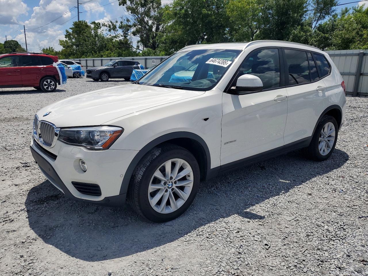2017 BMW X3 sDrive28i, VIN 5UXWZ7C50H0V85690 — Minor dents and scratches