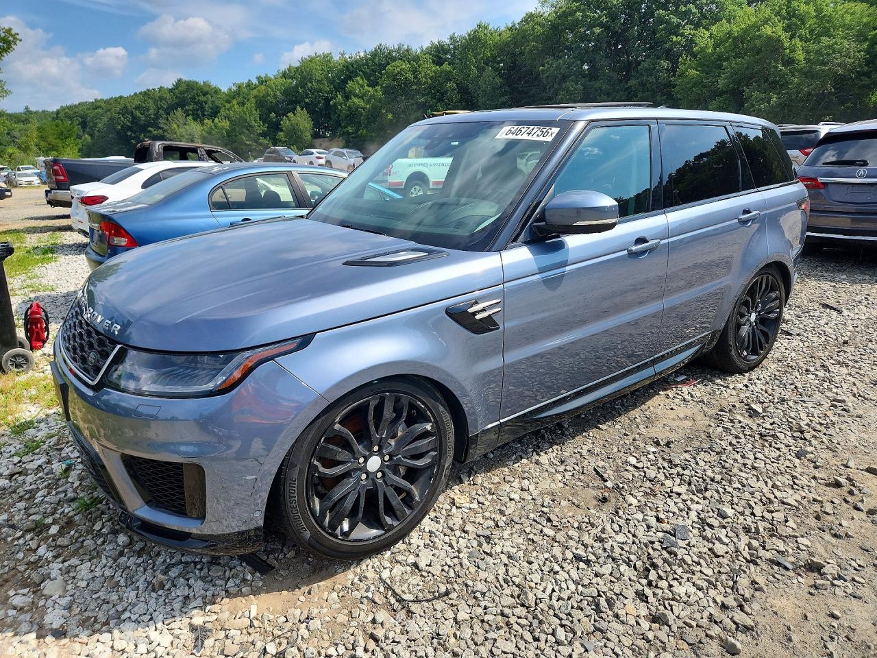 2019 Land Rover Range Rover Sport HSE, VIN SALWR2RU8KA862891 — Minor dents and scratches
