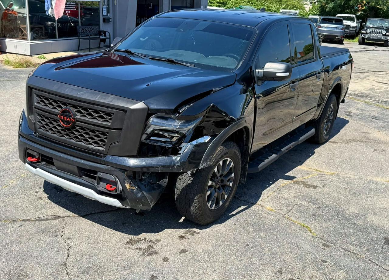 2023 Nissan Titan Pro-4X, VIN 1N6AA1ED3PN104690 — Minor dents and scratches