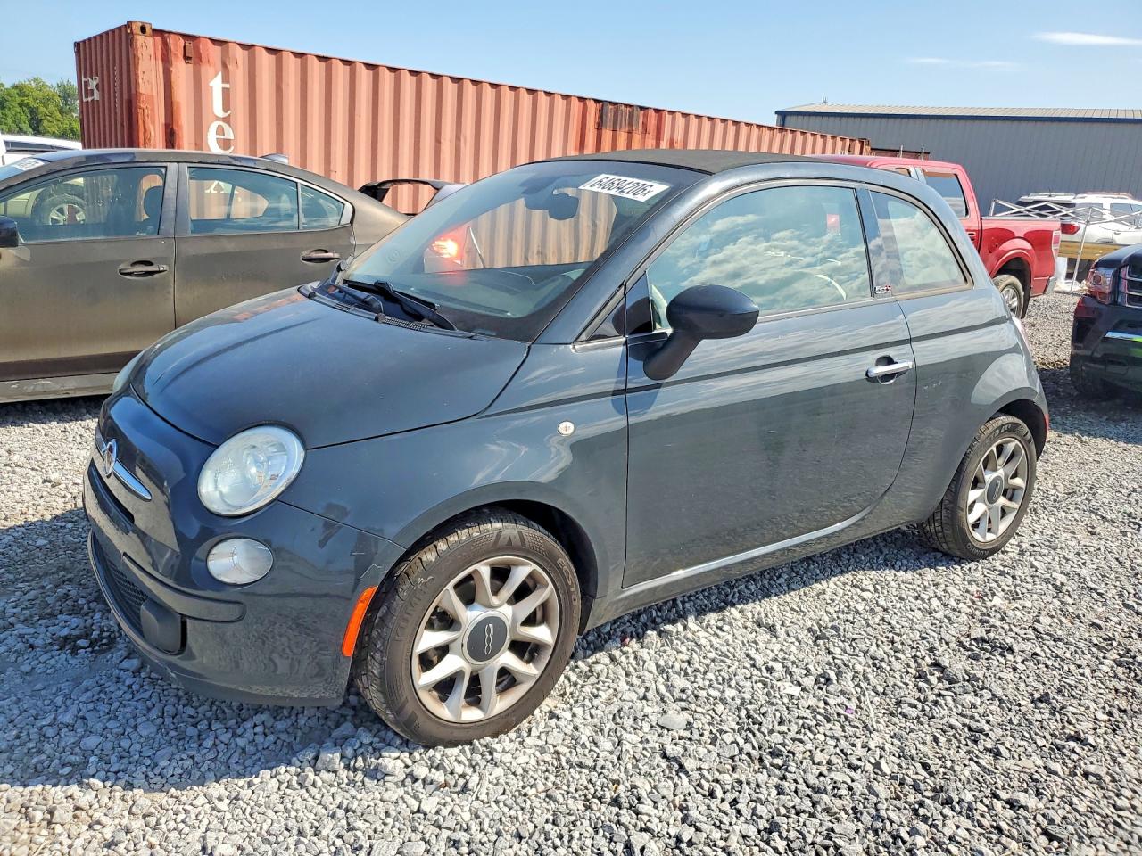 2017 FIAT 500 Pop, VIN 3C3CFFLR7HT509157 — Днище