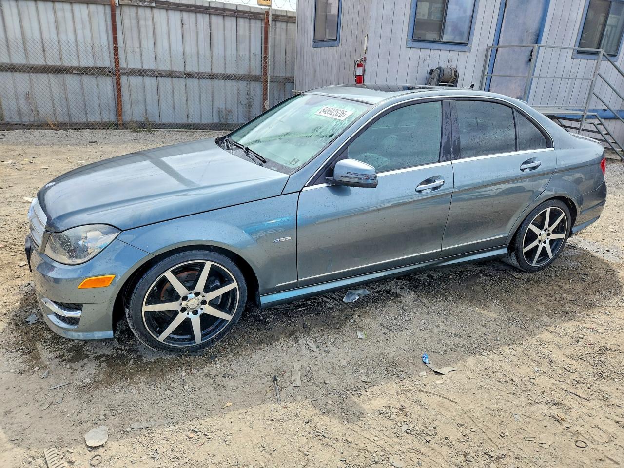 2012 Mercedes-Benz C 250 Sport, VIN WDDGF4HB6CA652863 — Minor dents and scratches