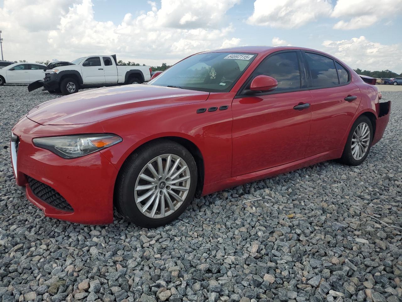 2023 Alfa Romeo Giulia, VIN ZARFAMAN7P7671701 — Rear end