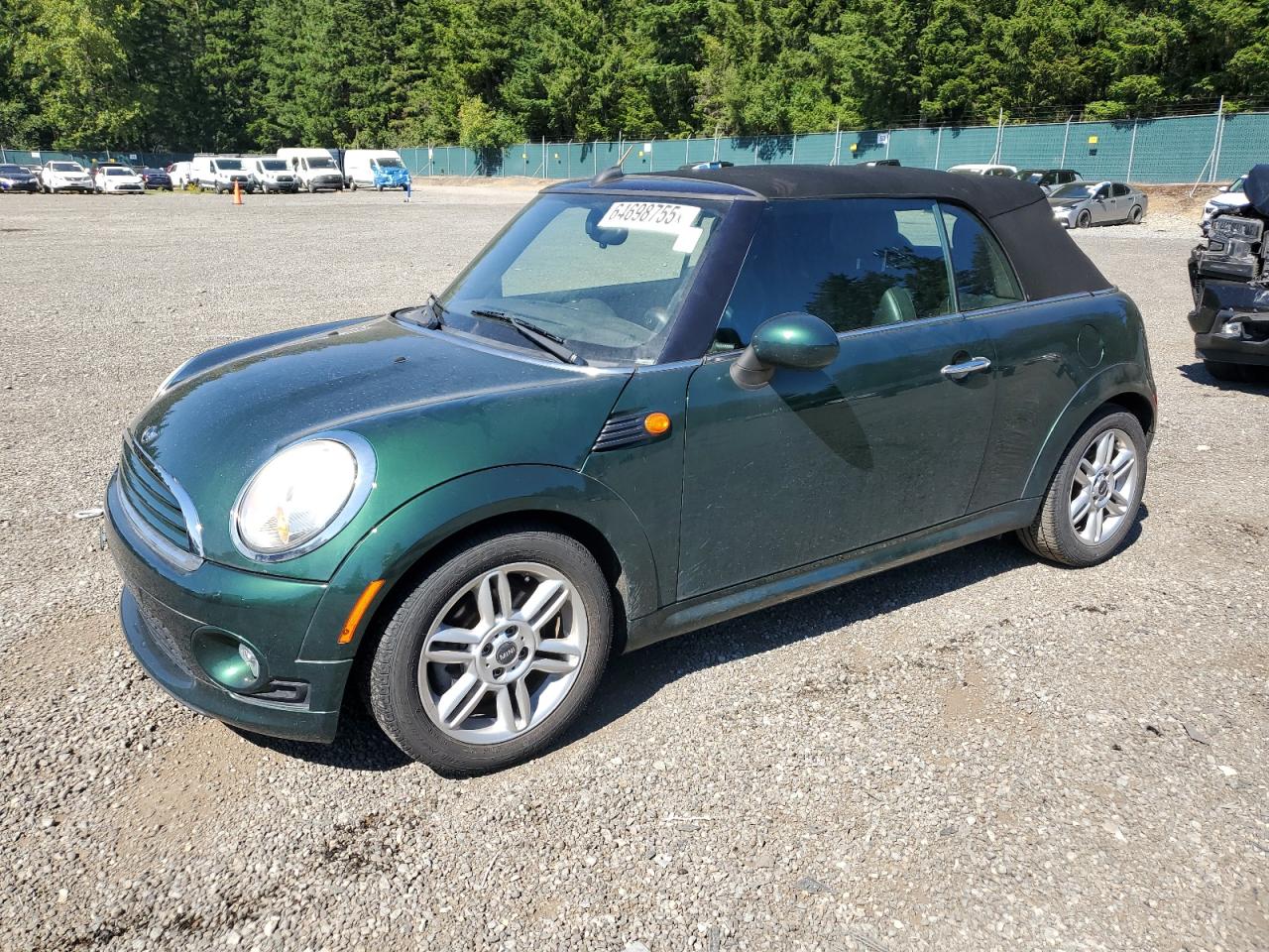 2011 MINI Convertible, VIN WMWZN3C58BTZ89536 — Minor dents and scratches