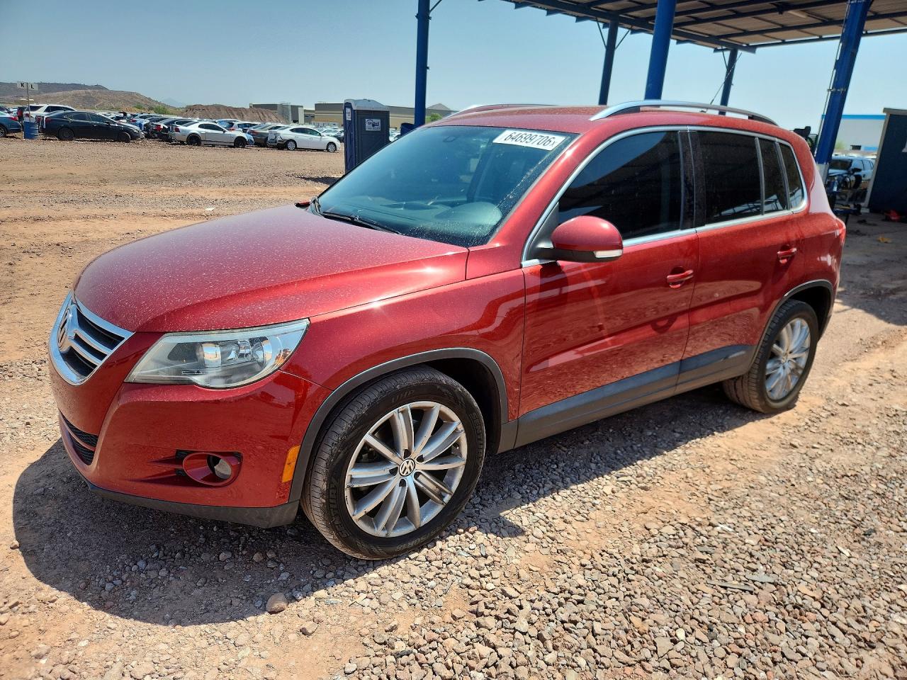 2009 Volkswagen Tiguan S, VIN WVGAV75N19W526341 — Мелкие вмятины и царапины