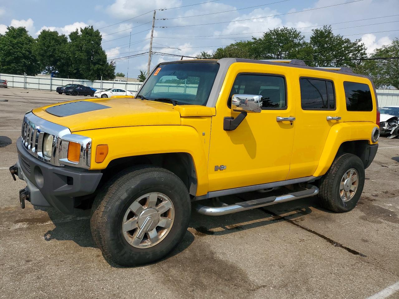 2007 Hummer H3 SUV, VIN 5GTDN13EX78133160 — Мелкие вмятины и царапины