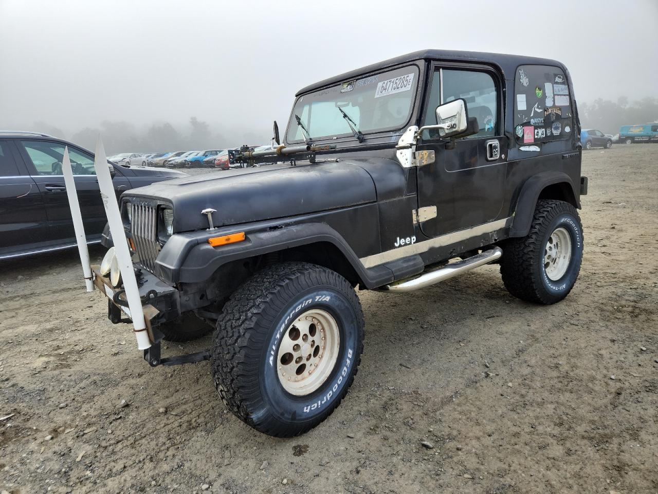 1989 Jeep Wrangler S, VIN 2J4FY19E8KJ128334 — Minor dents and scratches