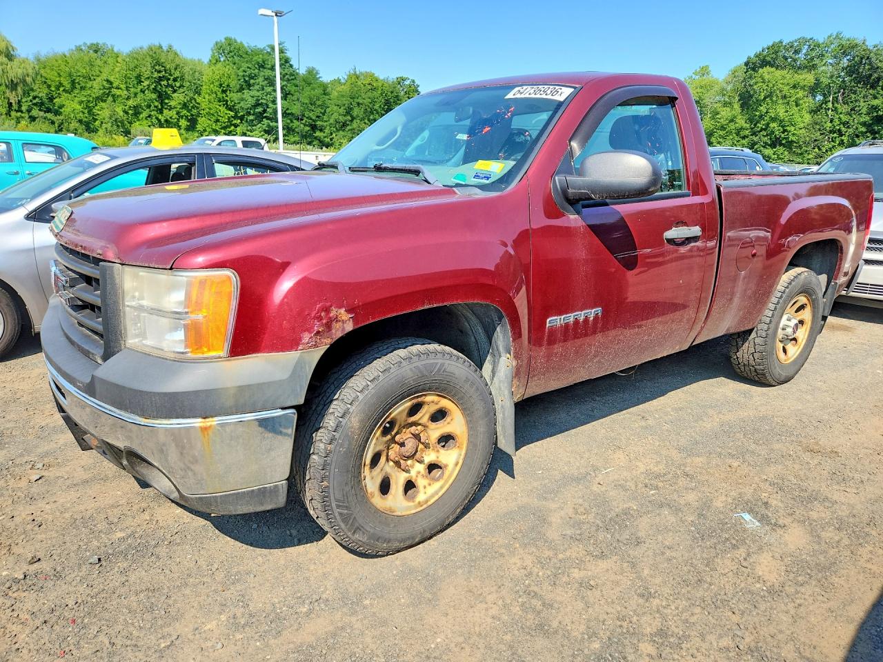 2013 GMC Sierra 1500 Work Truck, VIN 1GTN2TE02DZ162627 — Normal wear