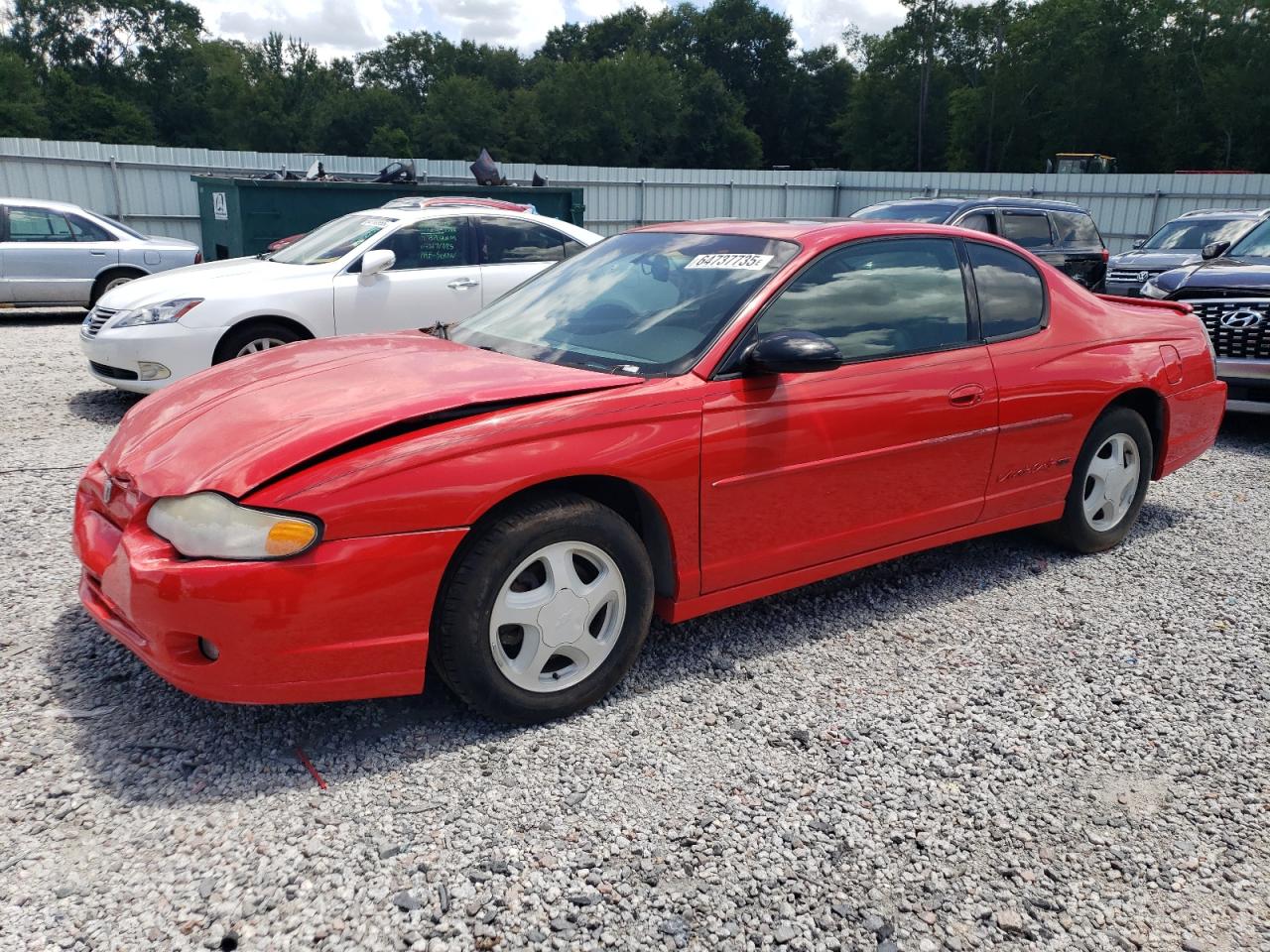 2000 Chevrolet Monte Carlo SS, VIN 2G1WX12K7Y9259332 — Front end