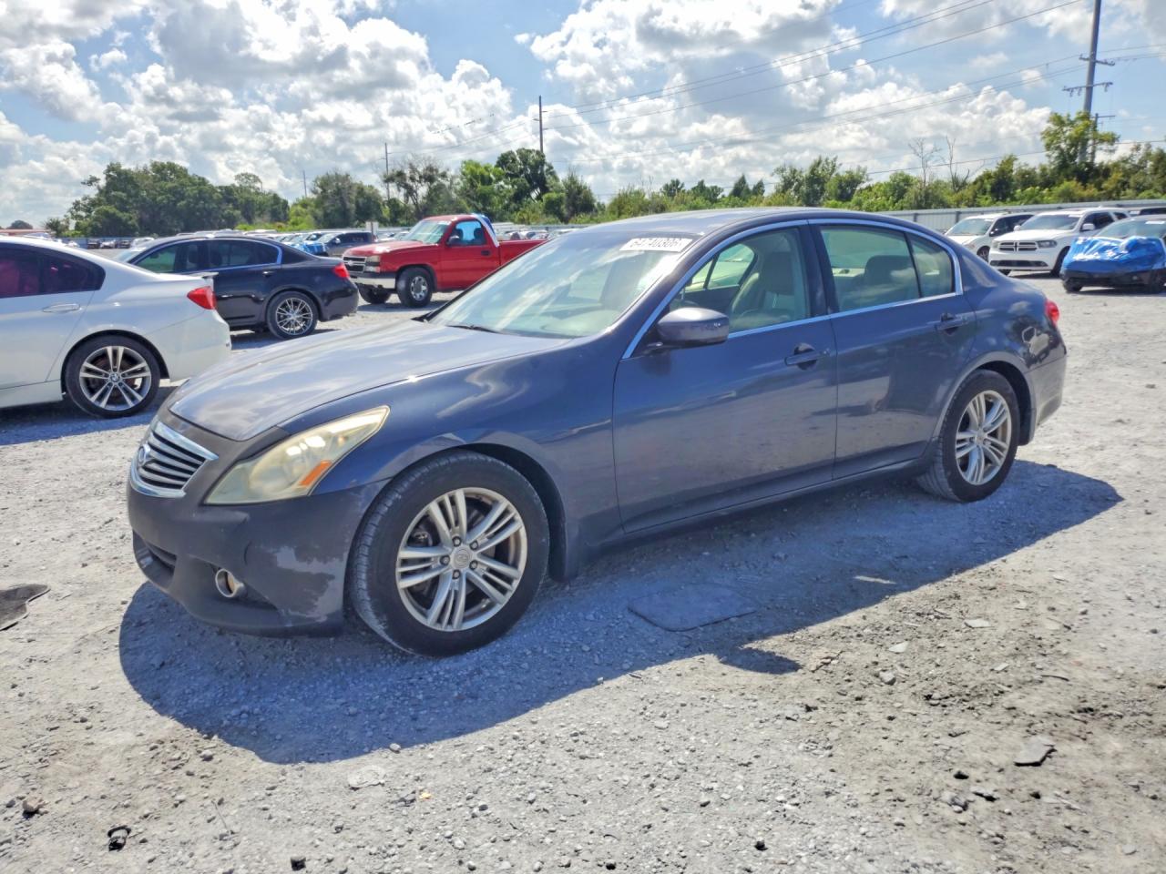 2012 Infiniti G25 Journey, VIN JN1DV6AP2CM700071 — Front end
