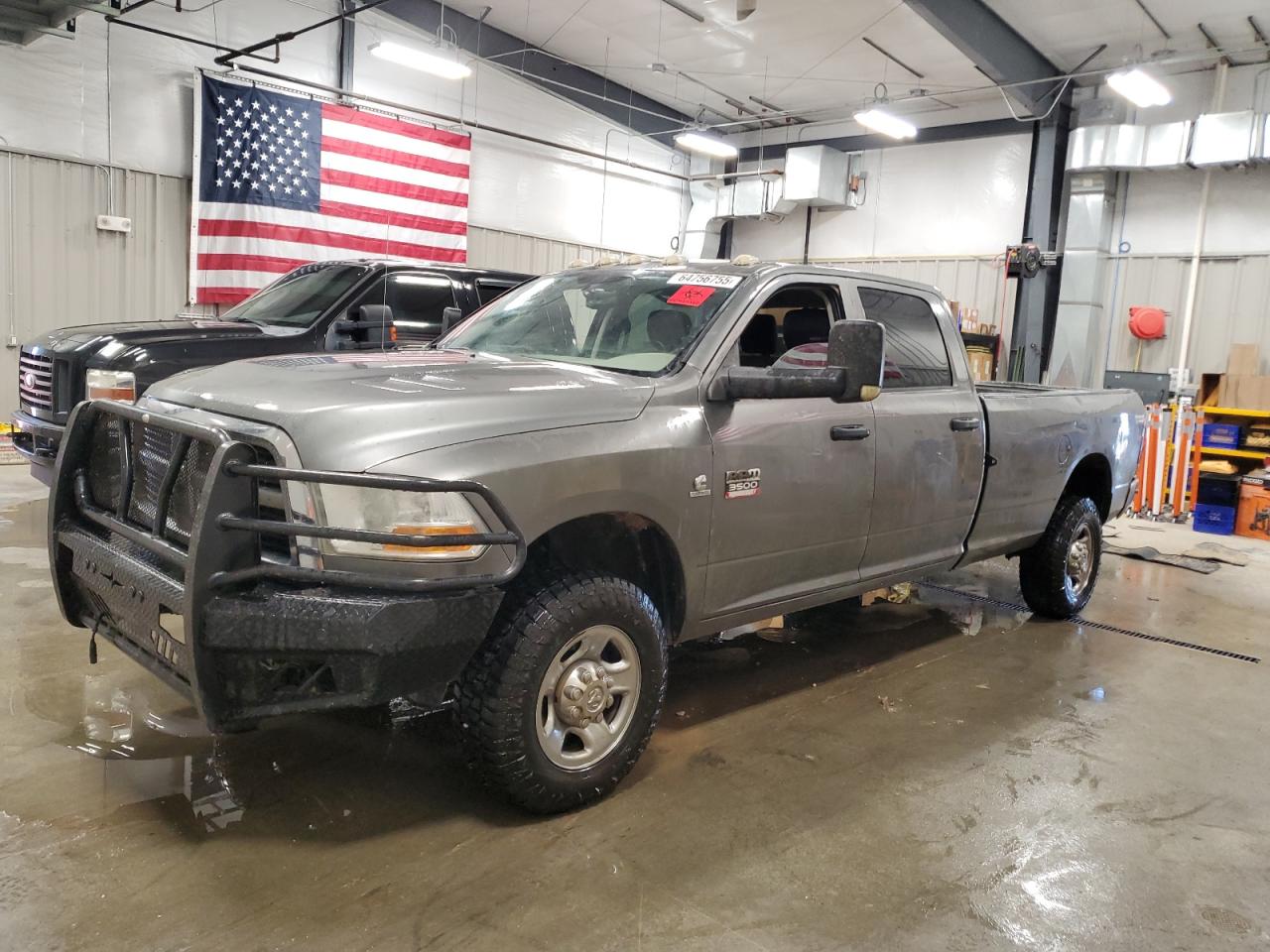 2011 Ram 3500 ST, VIN 3D73Y3CL0BG624723 — Engine fire