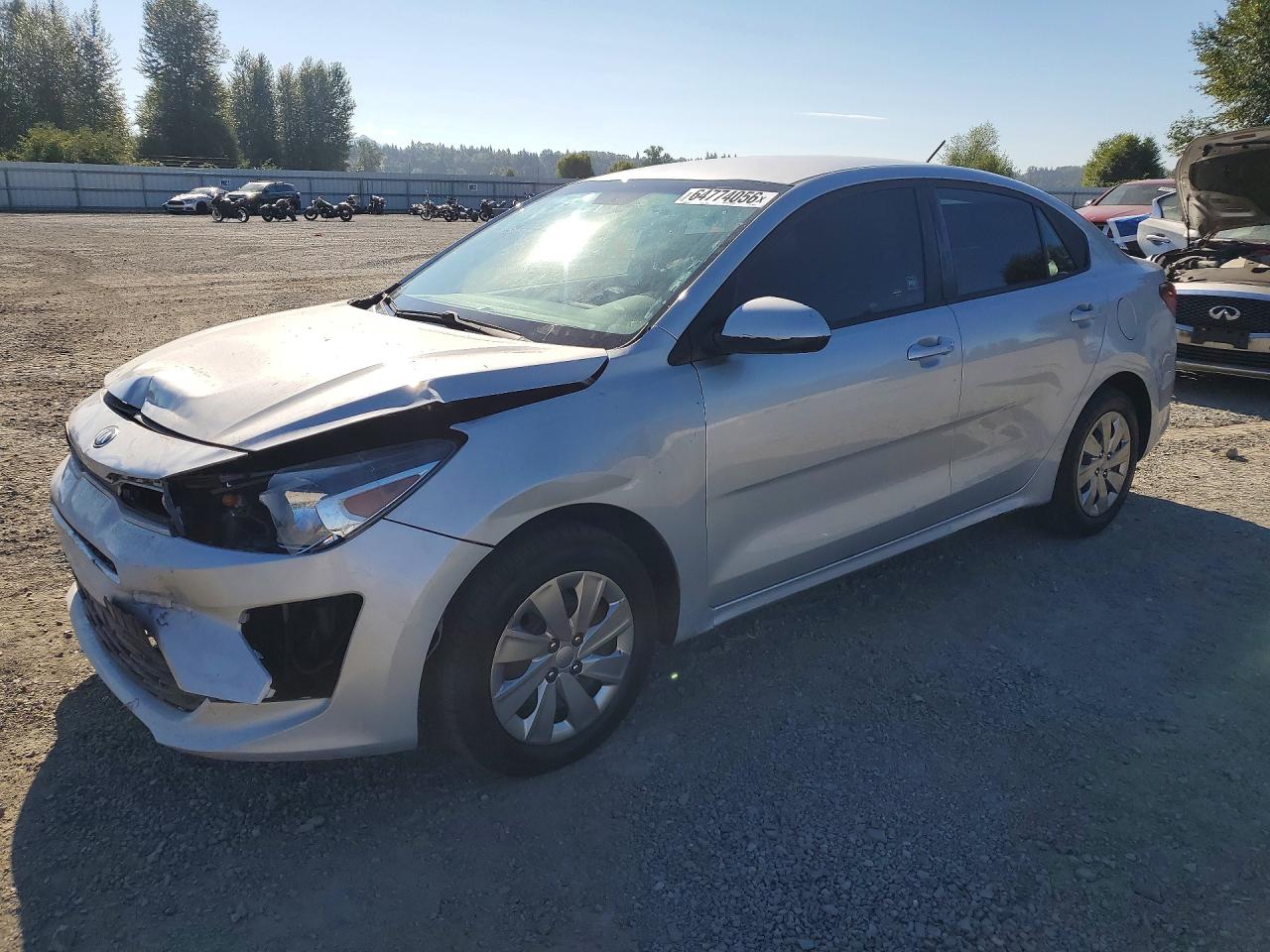 2018 Kia Rio LX, VIN 3KPA24AB1JE068144 — Front end