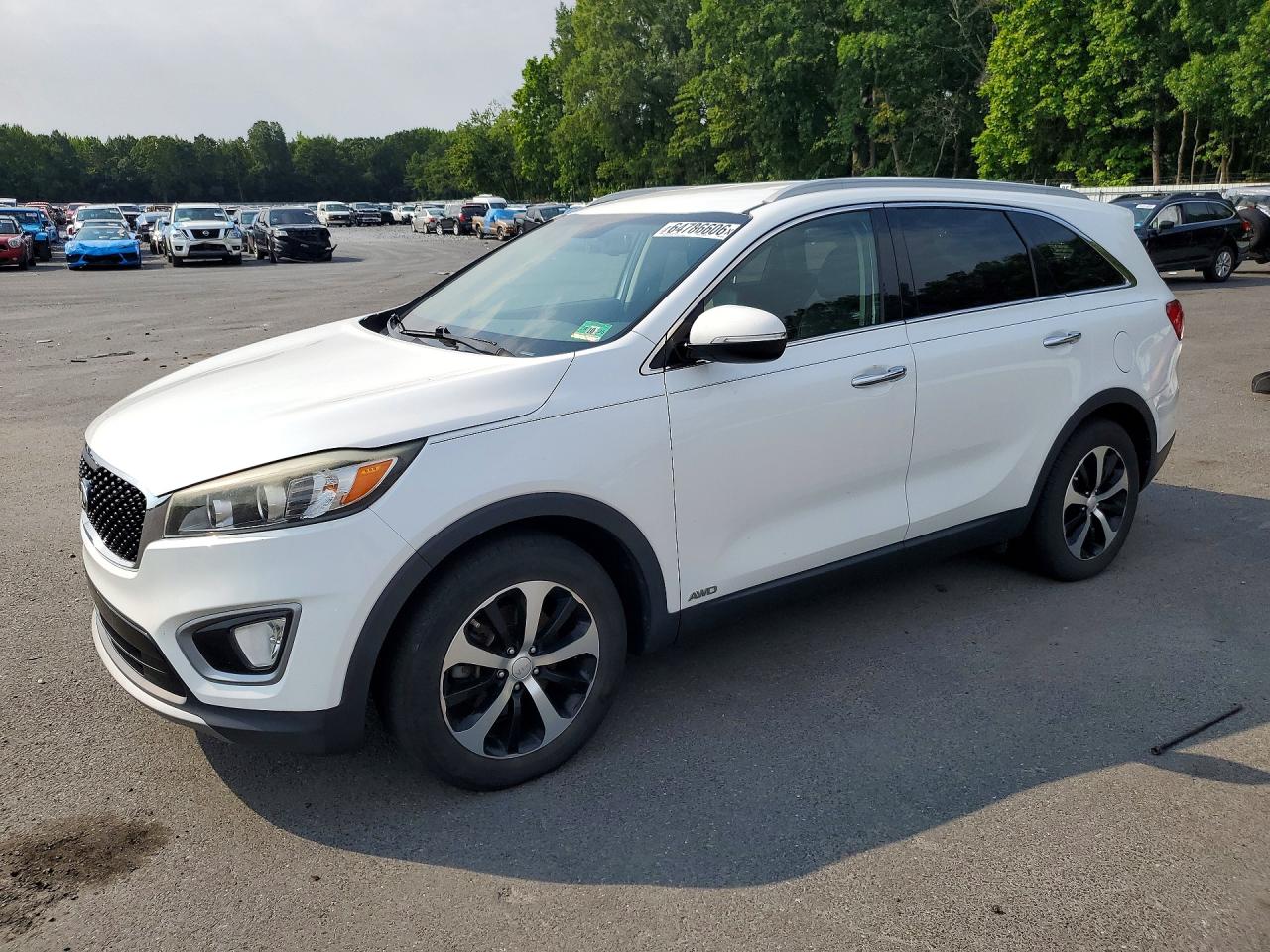 2016 Kia Sorento EX, VIN 5XYPHDA1XGG025353 — Обычный износ