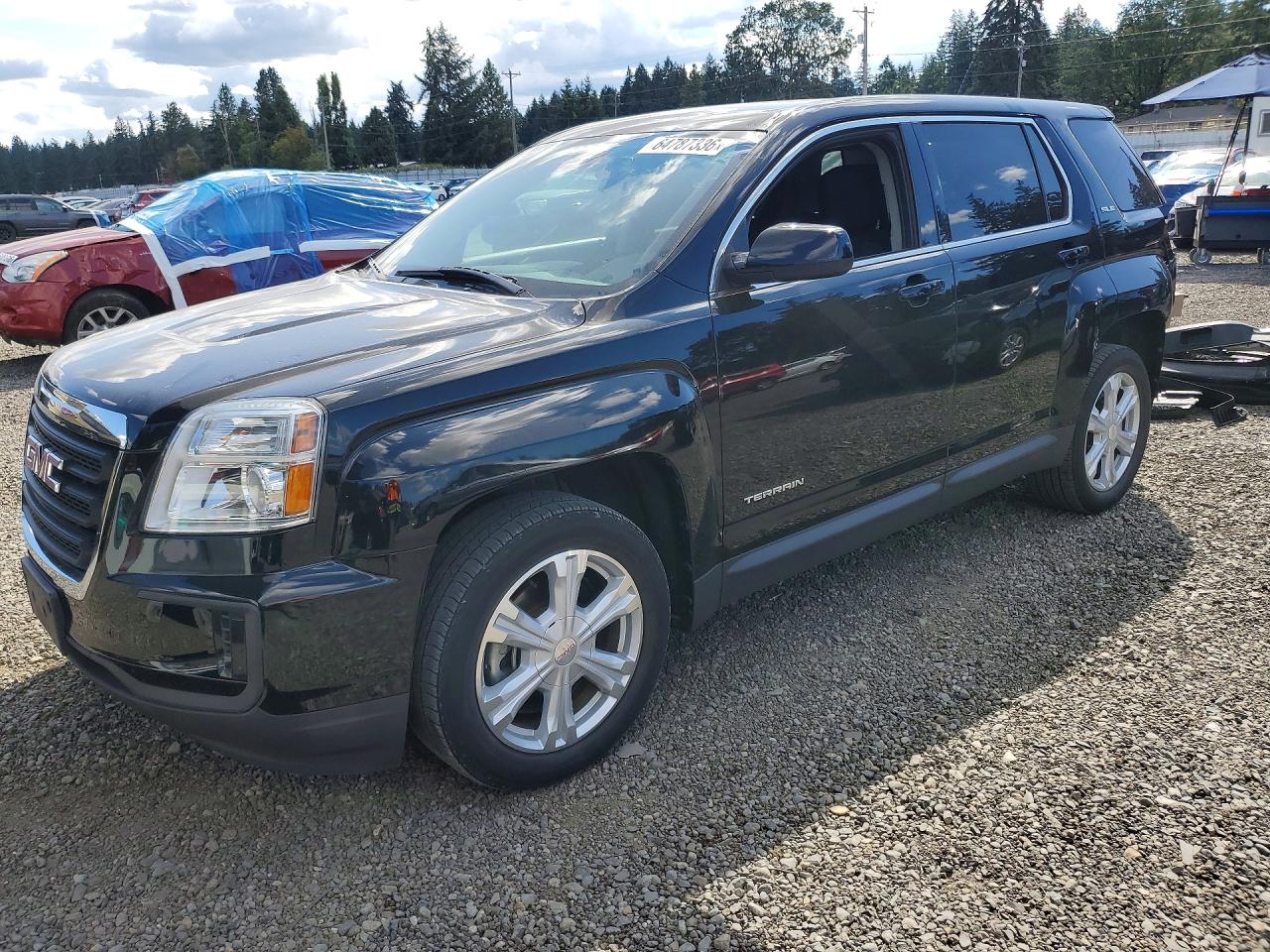 2017 GMC Terrain SLE, VIN 2GKFLSEK8H6197322 — Rear end