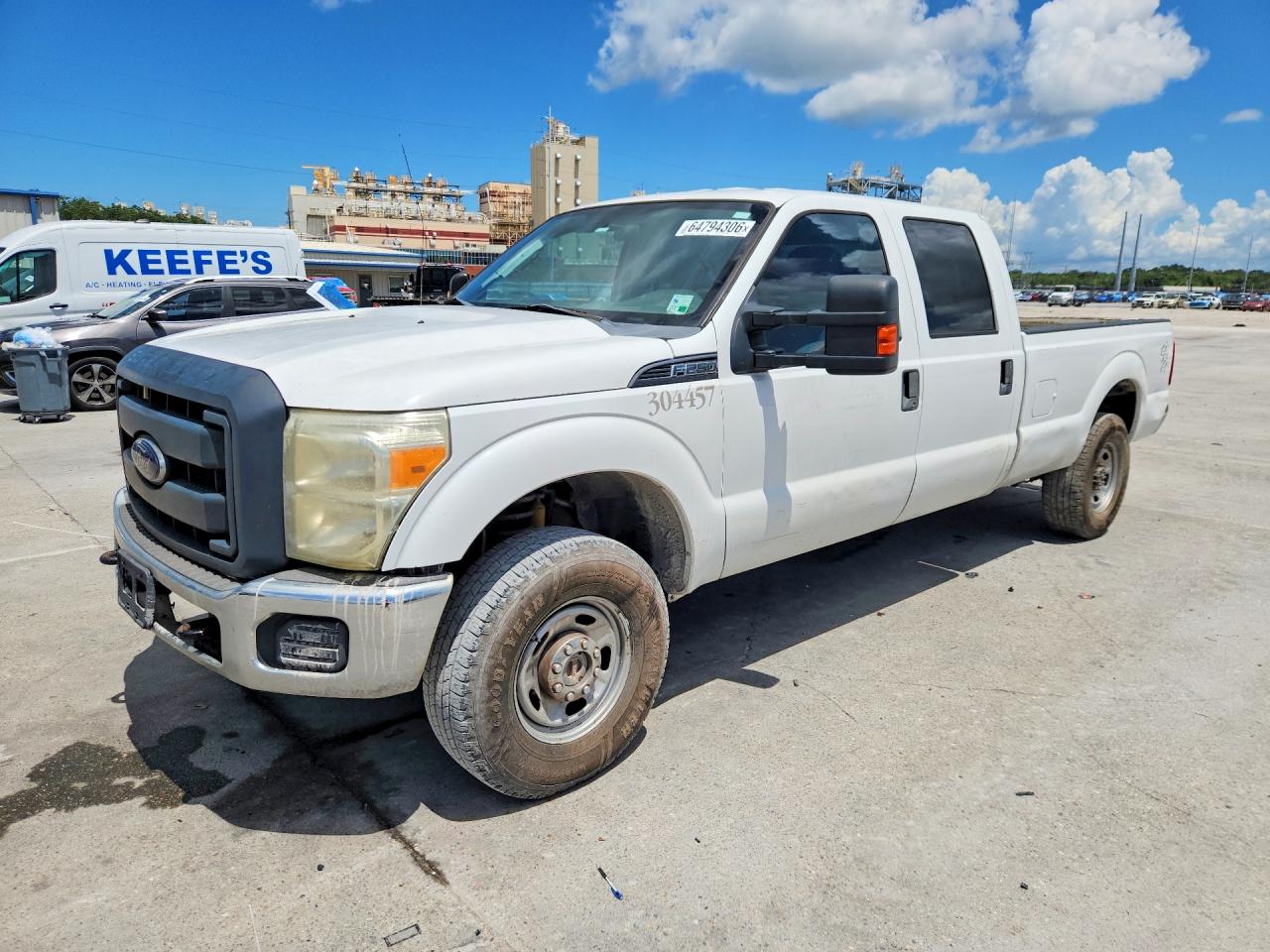 2013 Ford F-250 XL, VIN 1FT7W2B64DEB45030 — Rear end