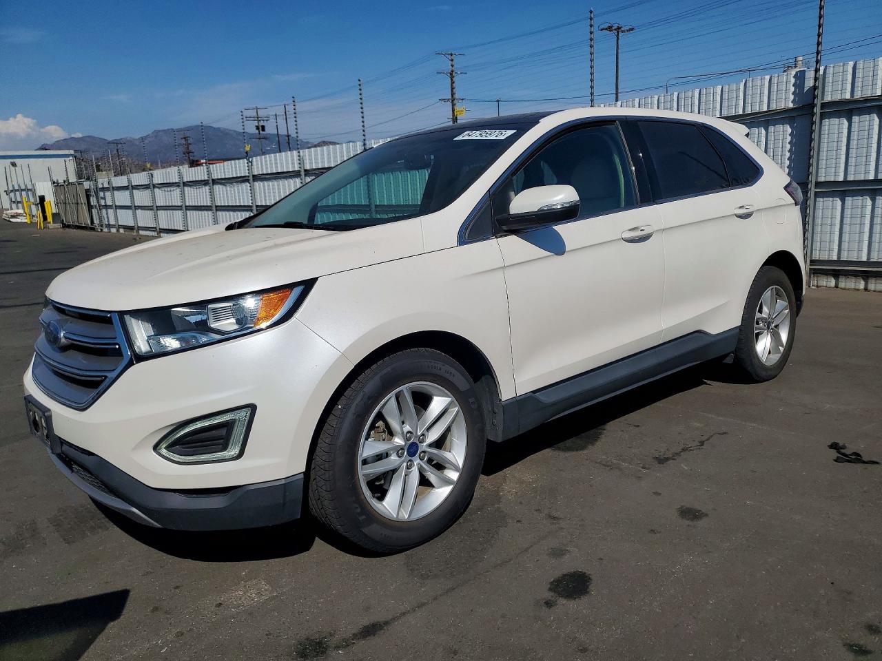 2017 Ford Edge SEL, VIN 2FMPK3J90HBB27926 — Side