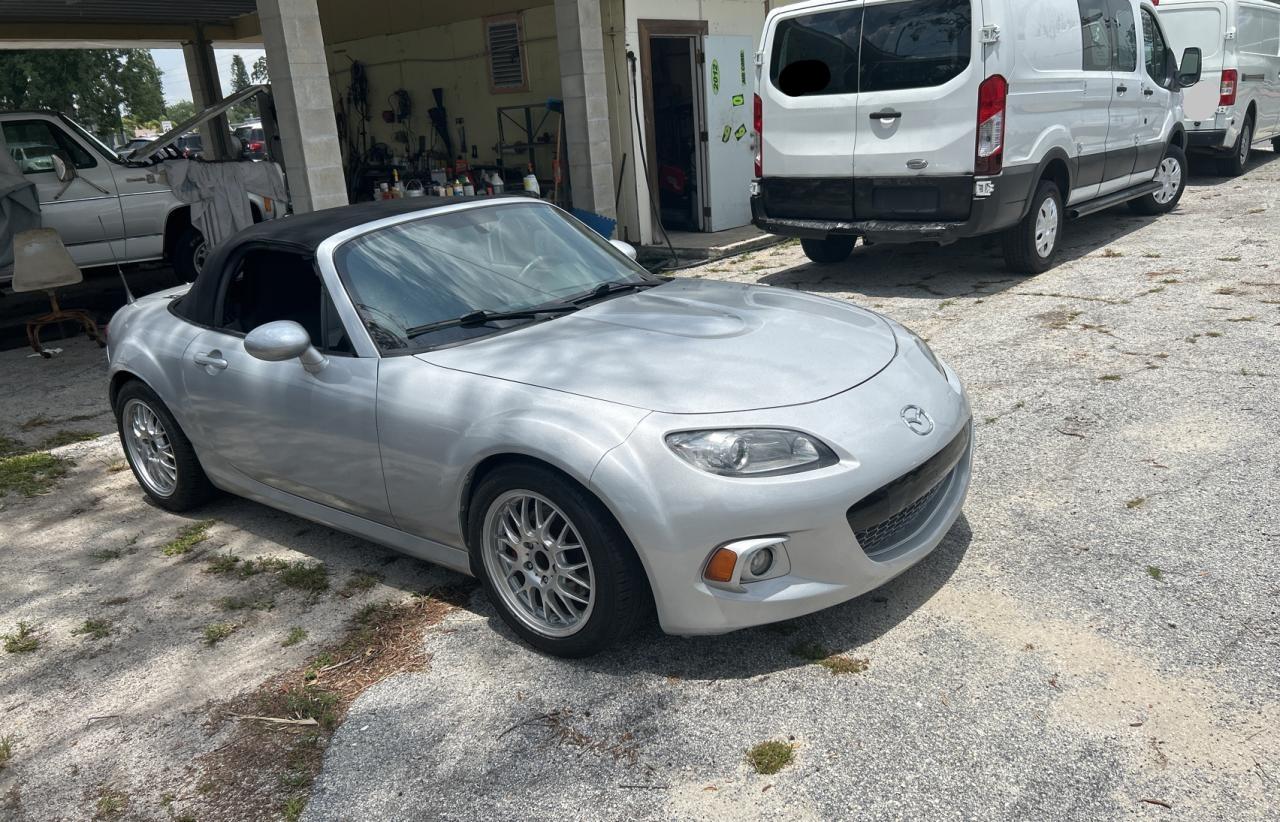 2014 Mazda MX-5 Miata Sport, VIN JM1NC2JF6E0235957 — Prior damage history