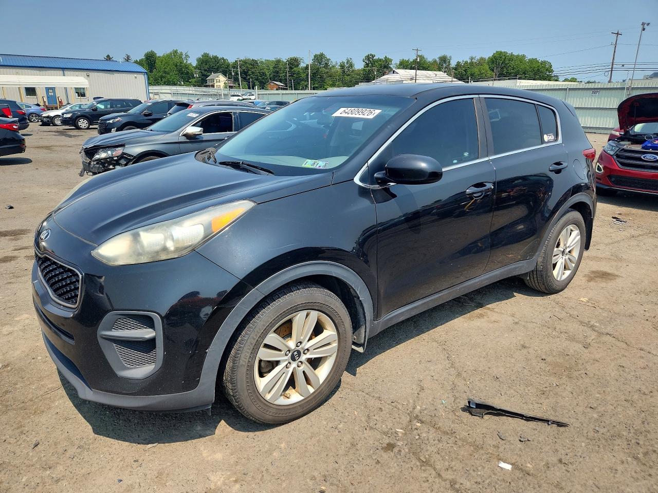 2017 Kia Sportage LX, VIN KNDPM3AC3H7234035 — Rear end